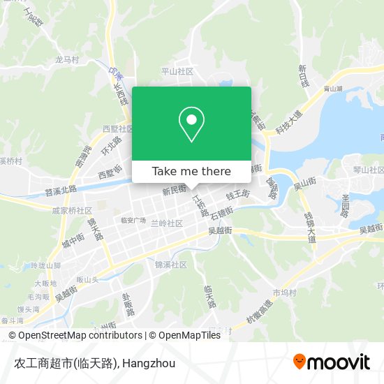 农工商超市(临天路) map