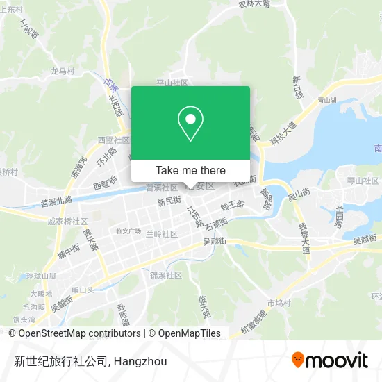 新世纪旅行社公司 map