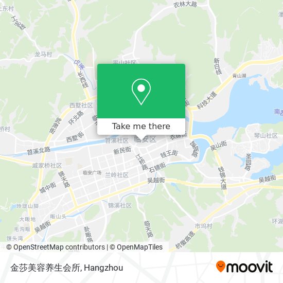 金莎美容养生会所 map