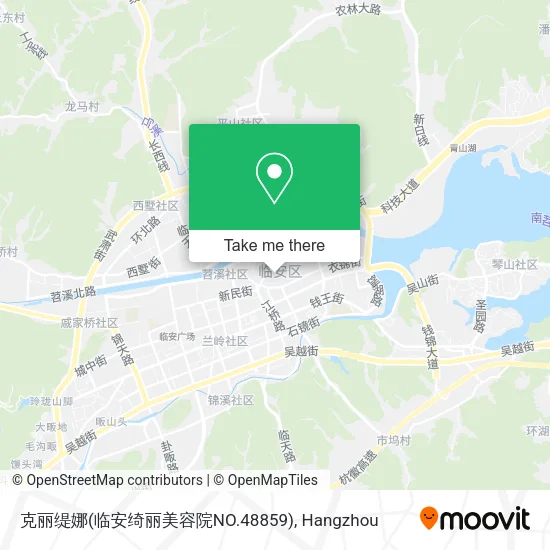克丽缇娜(临安绮丽美容院NO.48859) map