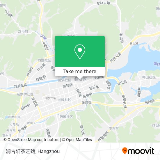润古轩茶艺馆 map