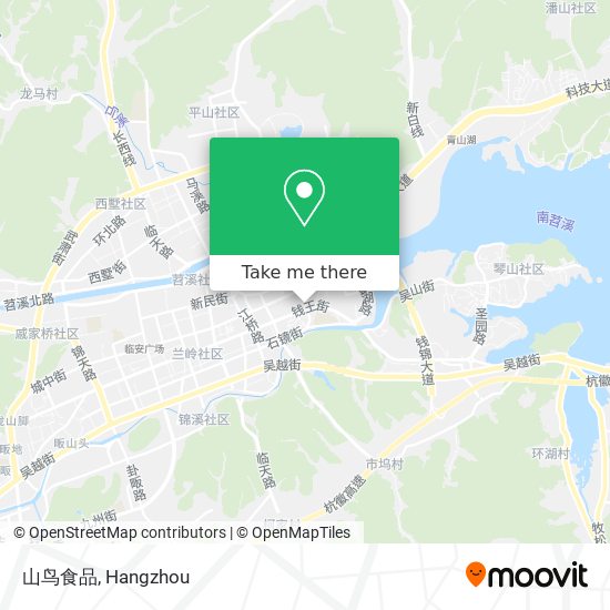 山鸟食品 map