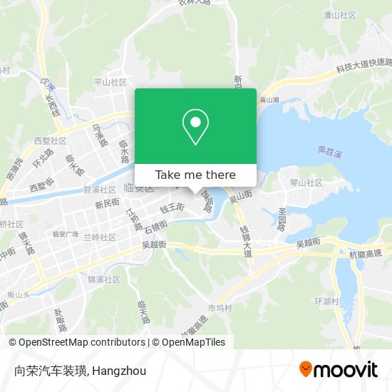 向荣汽车装璜 map