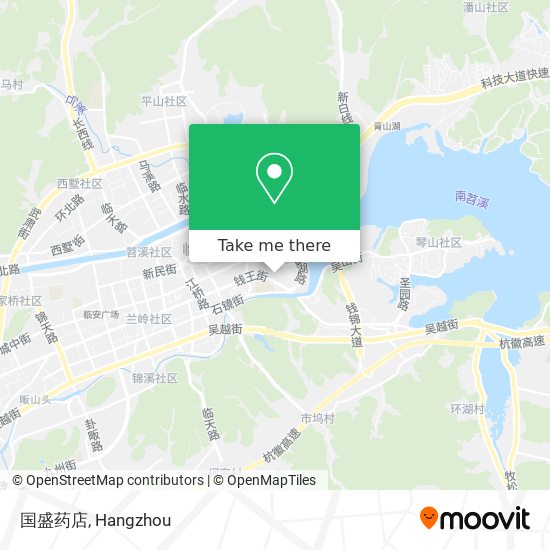 国盛药店 map