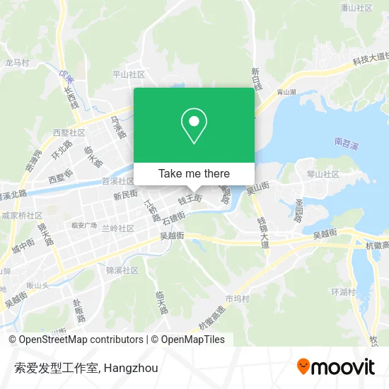 索爱发型工作室 map