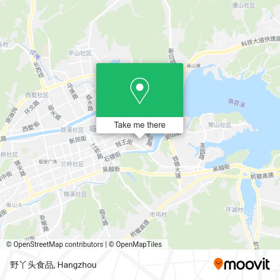 野丫头食品 map