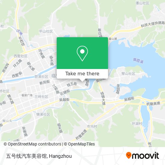 五号线汽车美容馆 map
