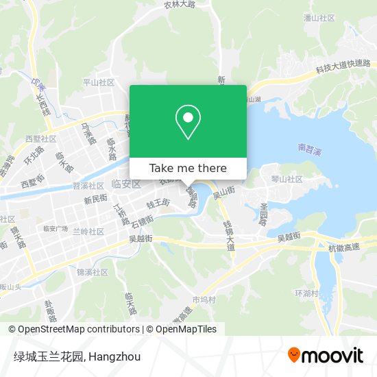 绿城玉兰花园 map