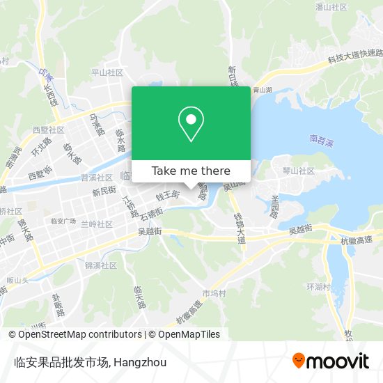 临安果品批发市场 map