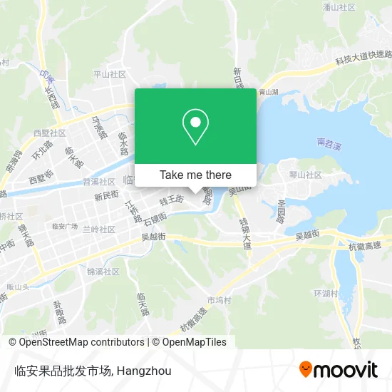 临安果品批发市场 map
