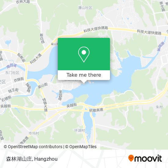 森林湖山庄 map