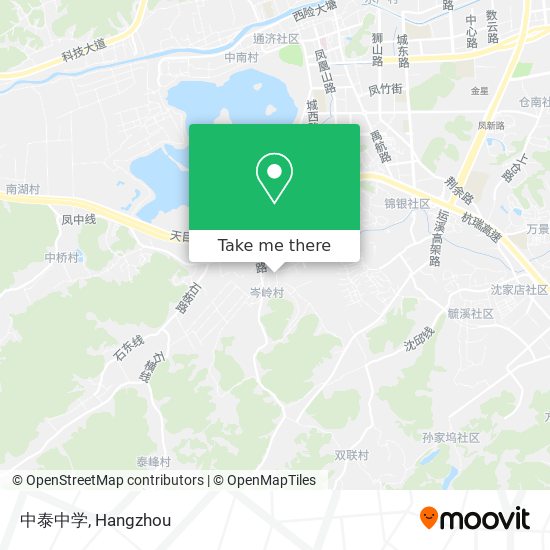 中泰中学 map