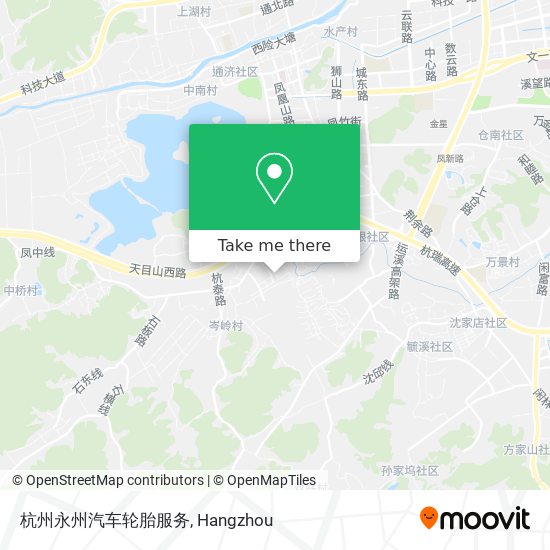 杭州永州汽车轮胎服务 map