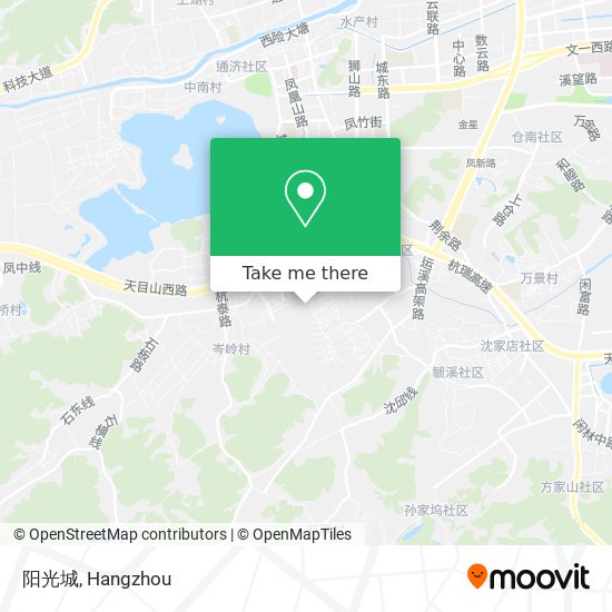 阳光城 map