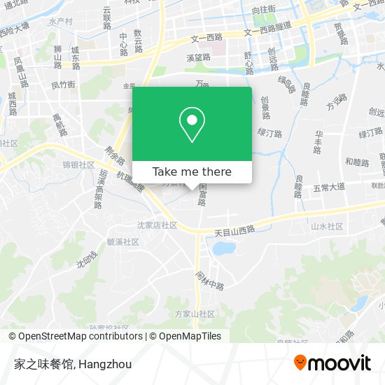 家之味餐馆 map