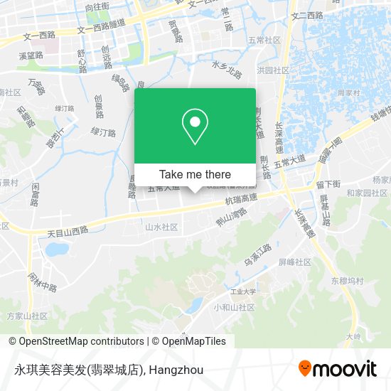永琪美容美发(翡翠城店) map