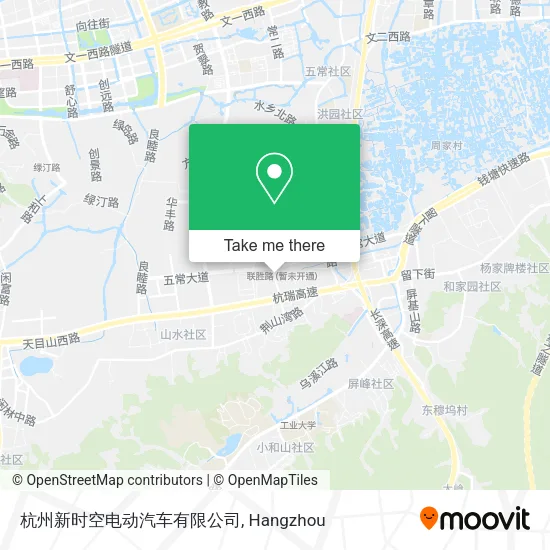 杭州新时空电动汽车有限公司 map