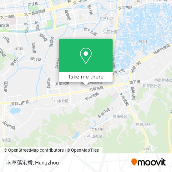 南草荡港桥 map