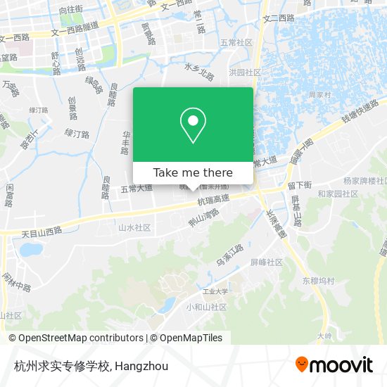 杭州求实专修学校 map