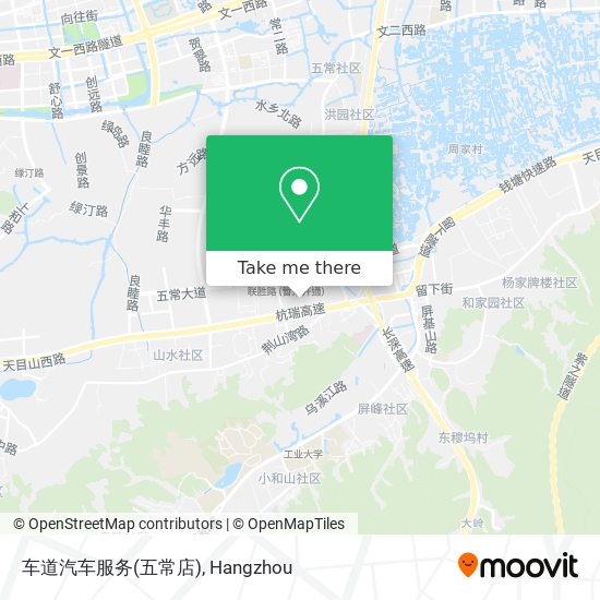 车道汽车服务(五常店) map