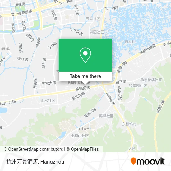 杭州万景酒店 map