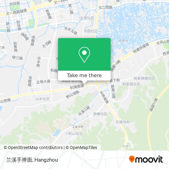 兰溪手擀面 map