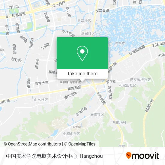 中国美术学院电脑美术设计中心 map