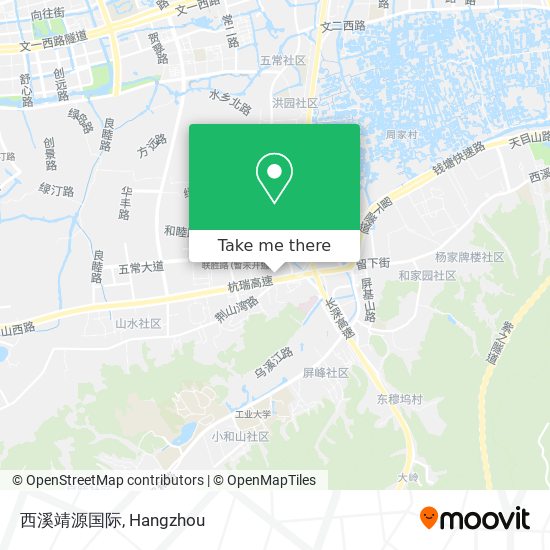 西溪靖源国际 map