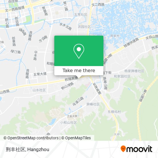 荆丰社区 map