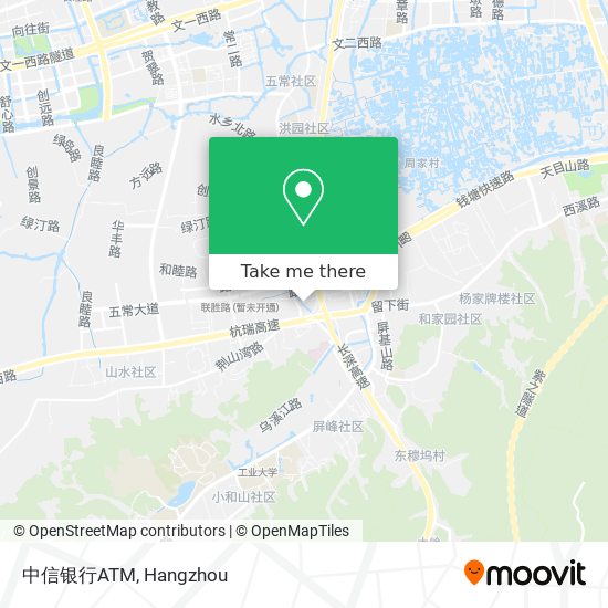 中信银行ATM map
