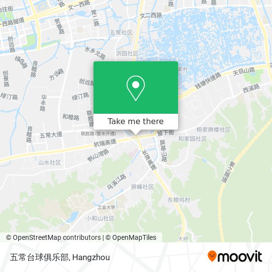 五常台球俱乐部 map
