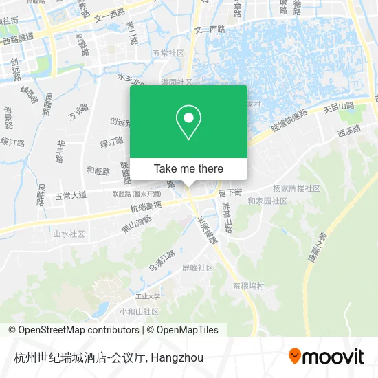 杭州世纪瑞城酒店-会议厅 map