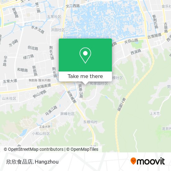欣欣食品店 map