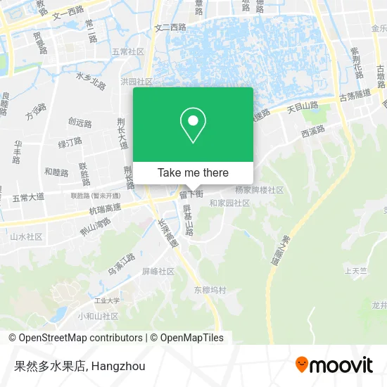 果然多水果店 map