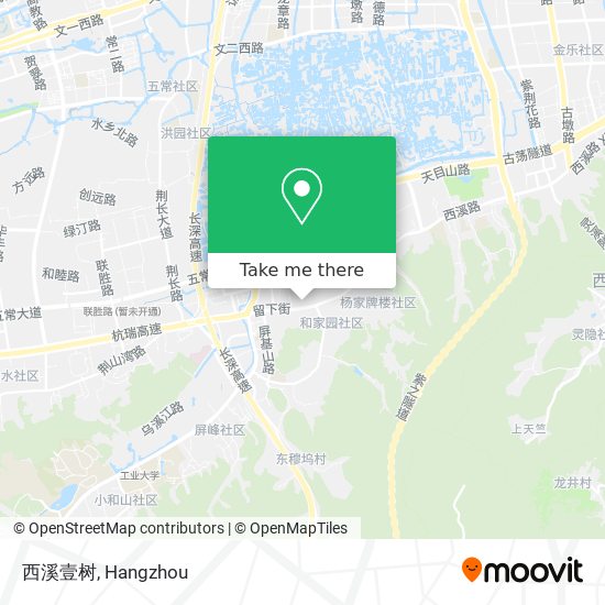 西溪壹树 map