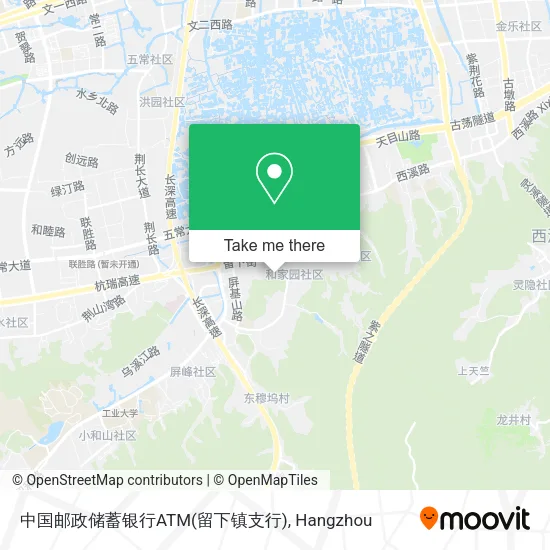 中国邮政储蓄银行ATM(留下镇支行) map