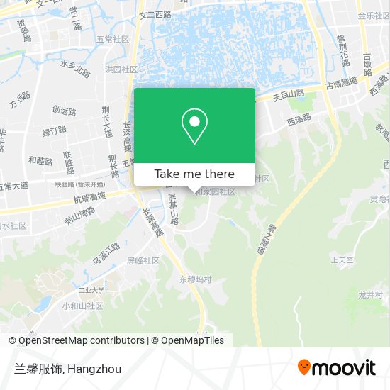 兰馨服饰 map