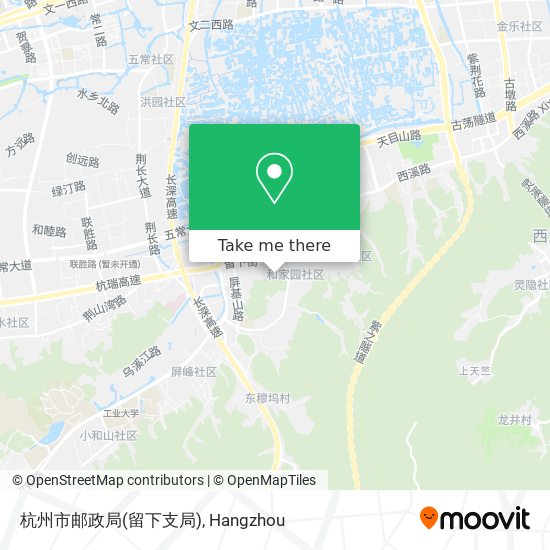杭州市邮政局(留下支局) map