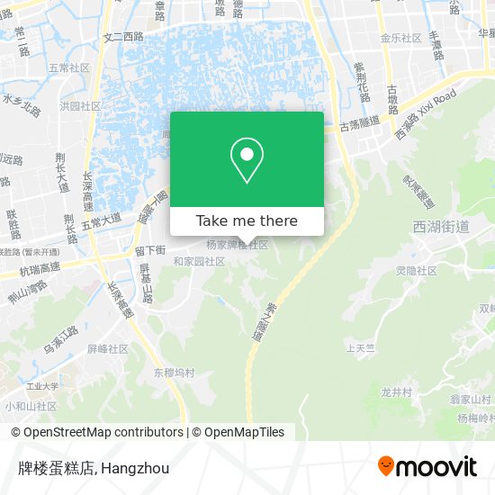 牌楼蛋糕店 map