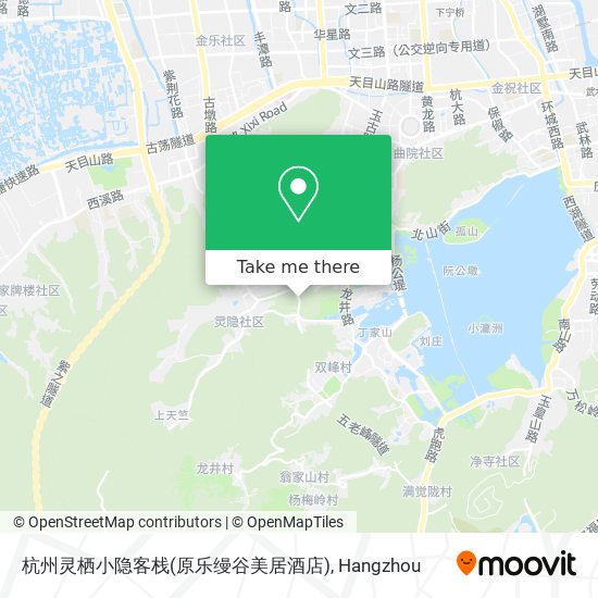 杭州灵栖小隐客栈(原乐缦谷美居酒店) map