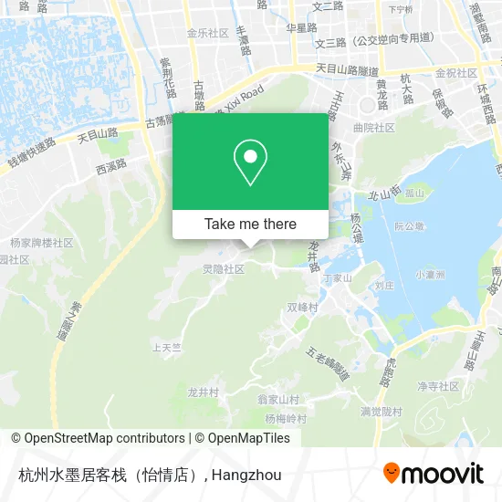 杭州水墨居客栈（怡情店） map