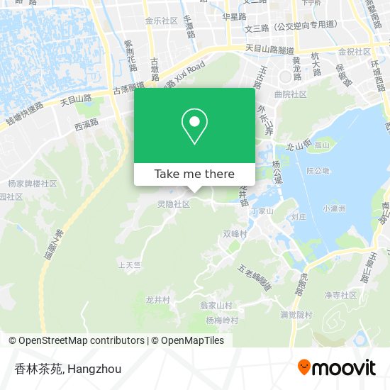 香林茶苑 map