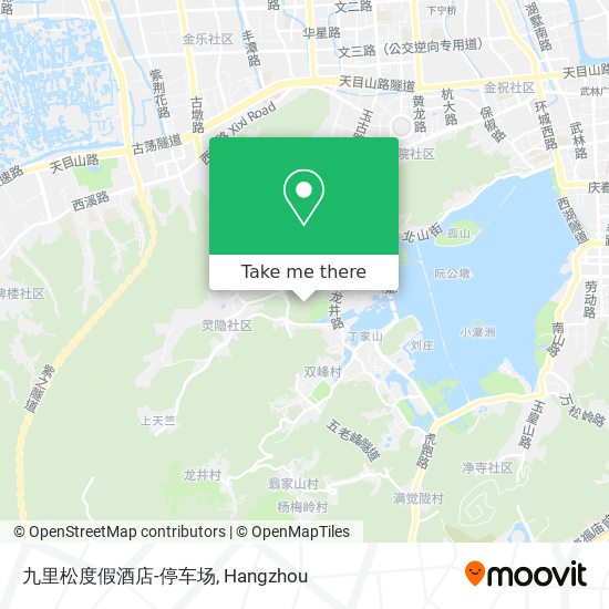 九里松度假酒店-停车场 map