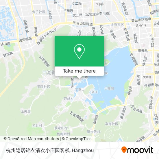 杭州隐居锦衣清欢小庄园客栈 map