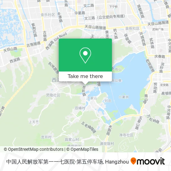 中国人民解放军第一一七医院-第五停车场 map