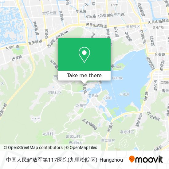 中国人民解放军第117医院(九里松院区) map
