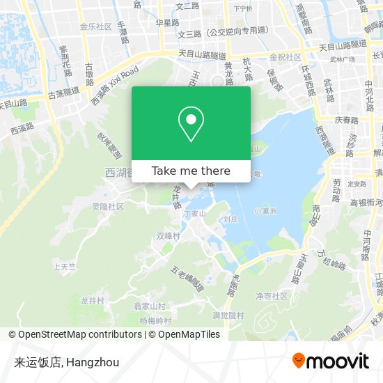 来运饭店 map