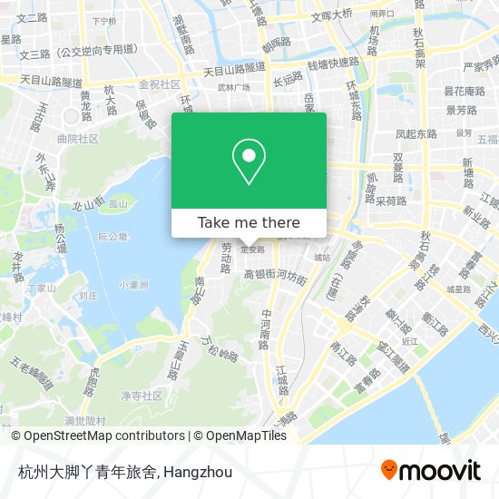 杭州大脚丫青年旅舍 map