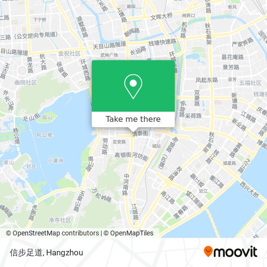 信步足道 map