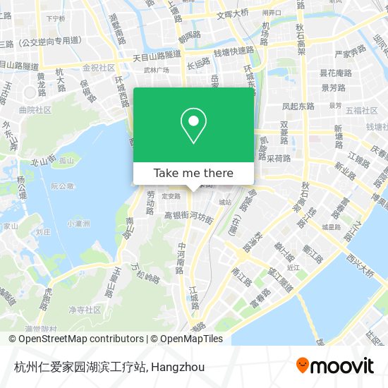 杭州仁爱家园湖滨工疗站 map